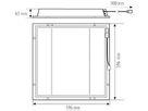 EB-LED-Leuchtenset ESYLUX CELINE-2 600×600 4×30W 840 18400lm opal