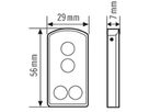 Fernbedienung ESYLUX DEFENSOR REMOTE CONTROL, silber