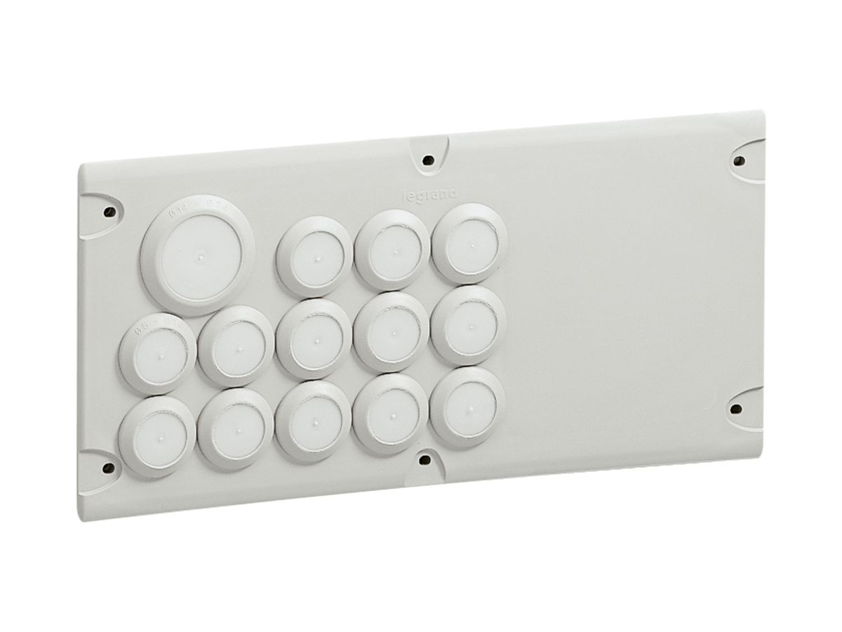 Flanschplatte Cabstop 15 Einführungen 301×147mm