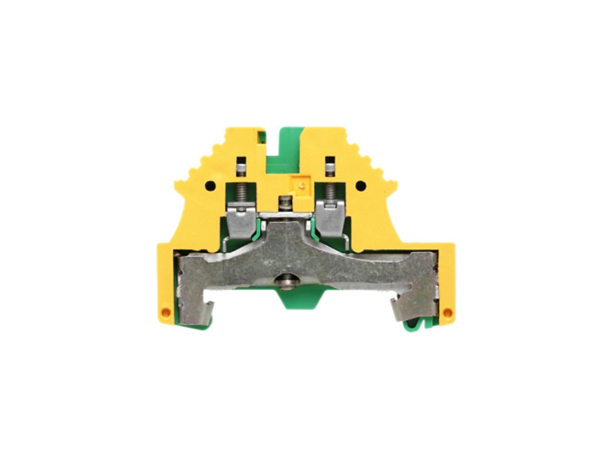 Schutzleiter-Reihenklemme Weidmüller WPE N Schraubanschluss 2.5mm² grün-gelb