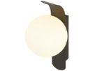 Wandleuchte SLV SUN G9 1×40W Ø120×255×40mm rund schwarz