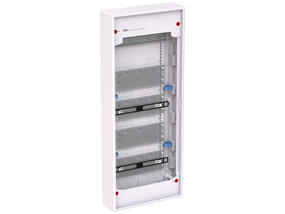 AP-Media-Verteiler ABB AK650MB Basic, 5-reihig, 828×339×99mm, weiss