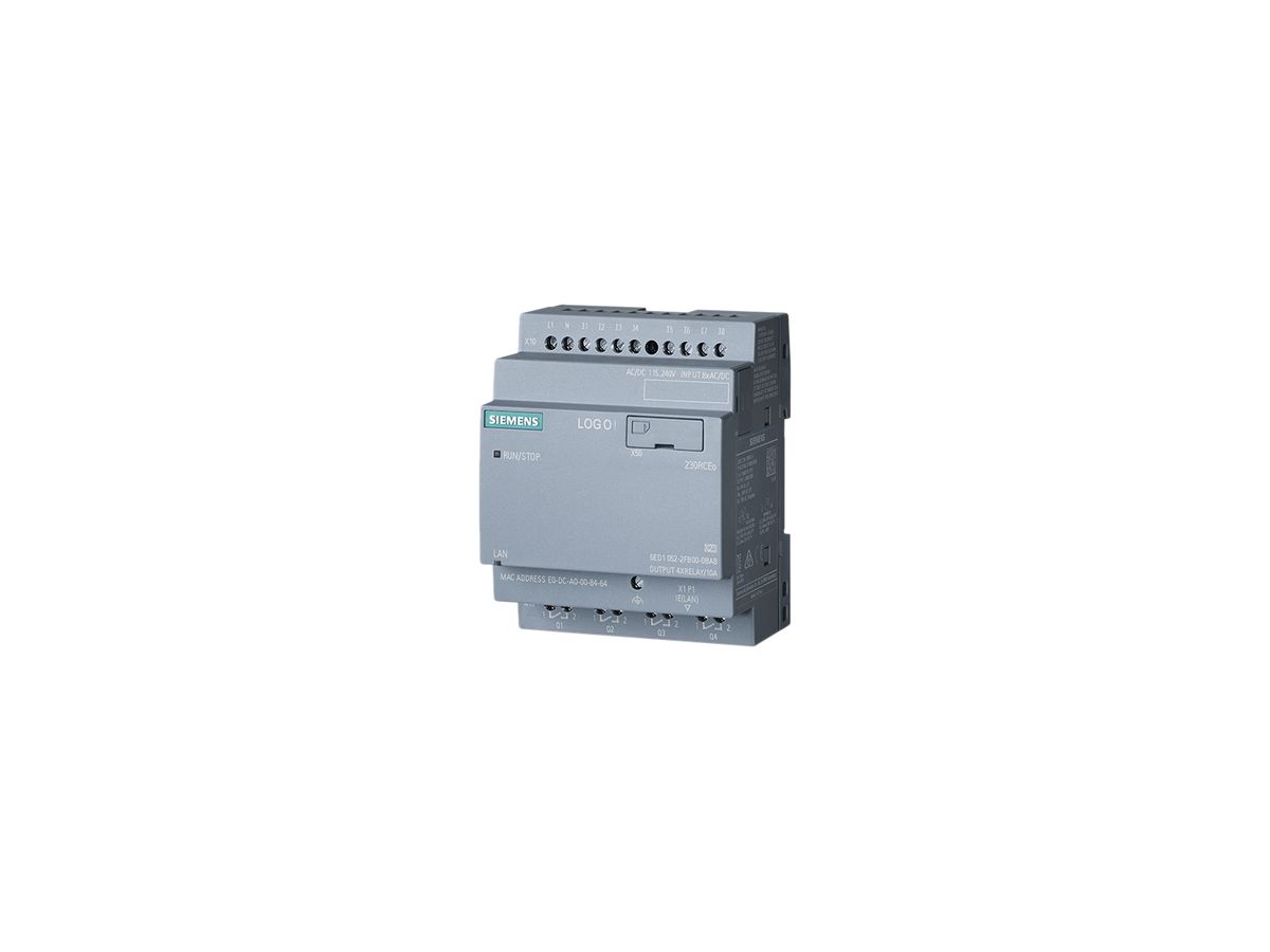 SPS-Logikmodul Siemens LOGO! 8.4 230RCEO, 8DE/4DA