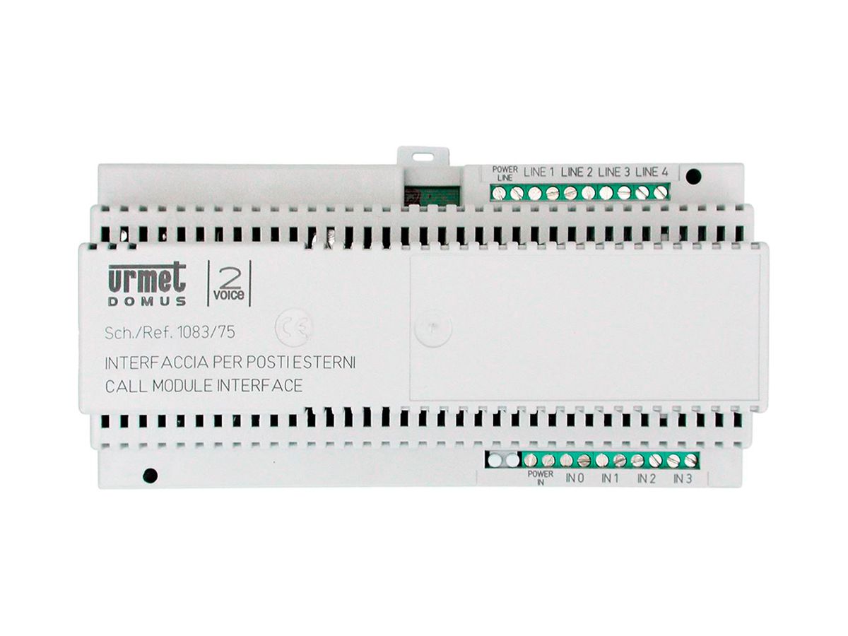 REG-Schnittstelle Urmet, für 2VOICE, für Aussen Modul