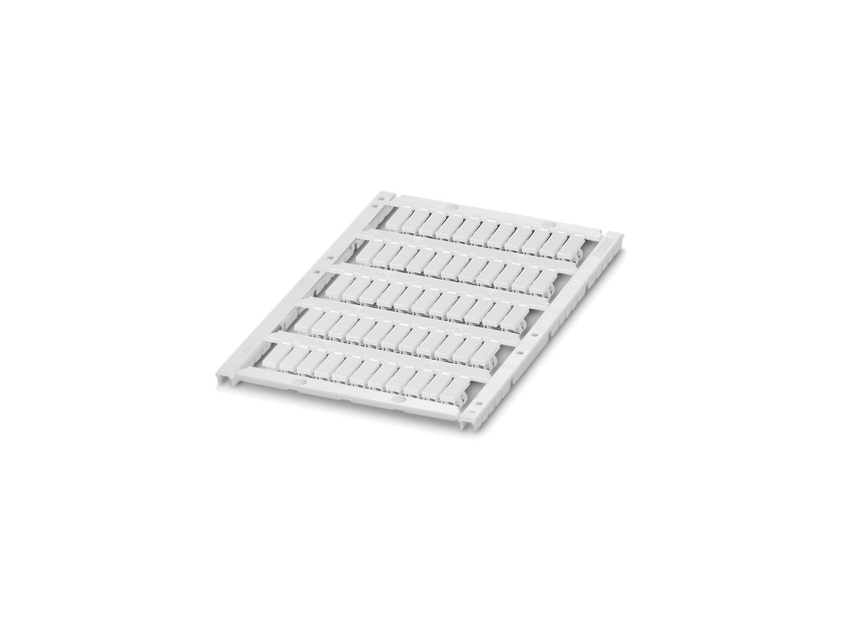Bezeichnungskarte UCT-WMS 3.2 weiss für Kabelmarkierung 12×4mm