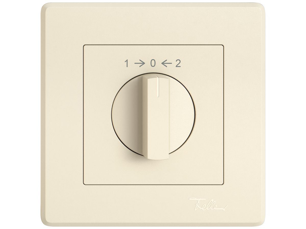 UP-Montageset EDIZIO.liv SNAPFIX® f.Drehschalter m.Griff 1 → 0 ← 2 cr