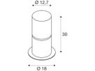 Pollerleuchte SLV ROX ACRYL 30 POLE 20W, E27, IP65, Edelstahl 304, 300mm