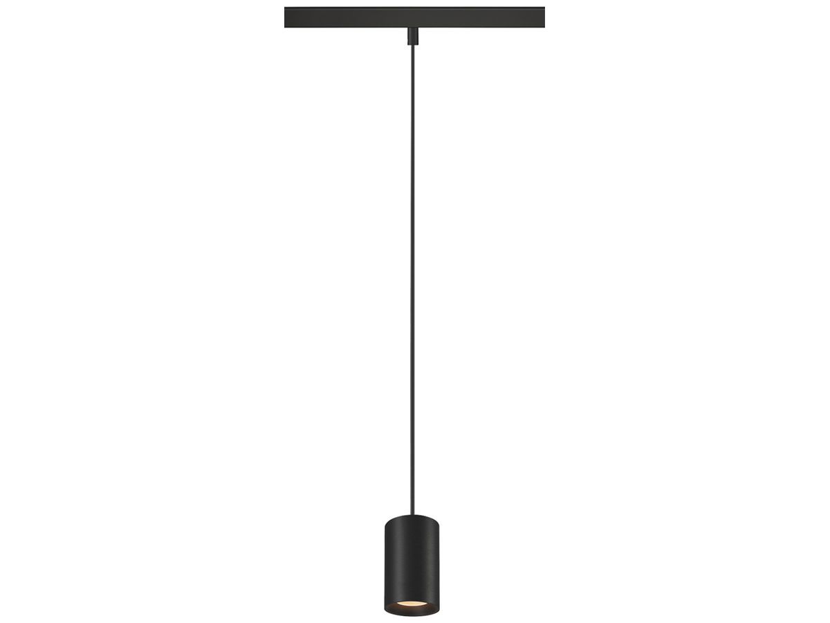 LED-Pendelleuchte SLV NUMINOS XS 48V TRDCK DALI 8.7W 640lm 927 Ø50 sz/sz 20°