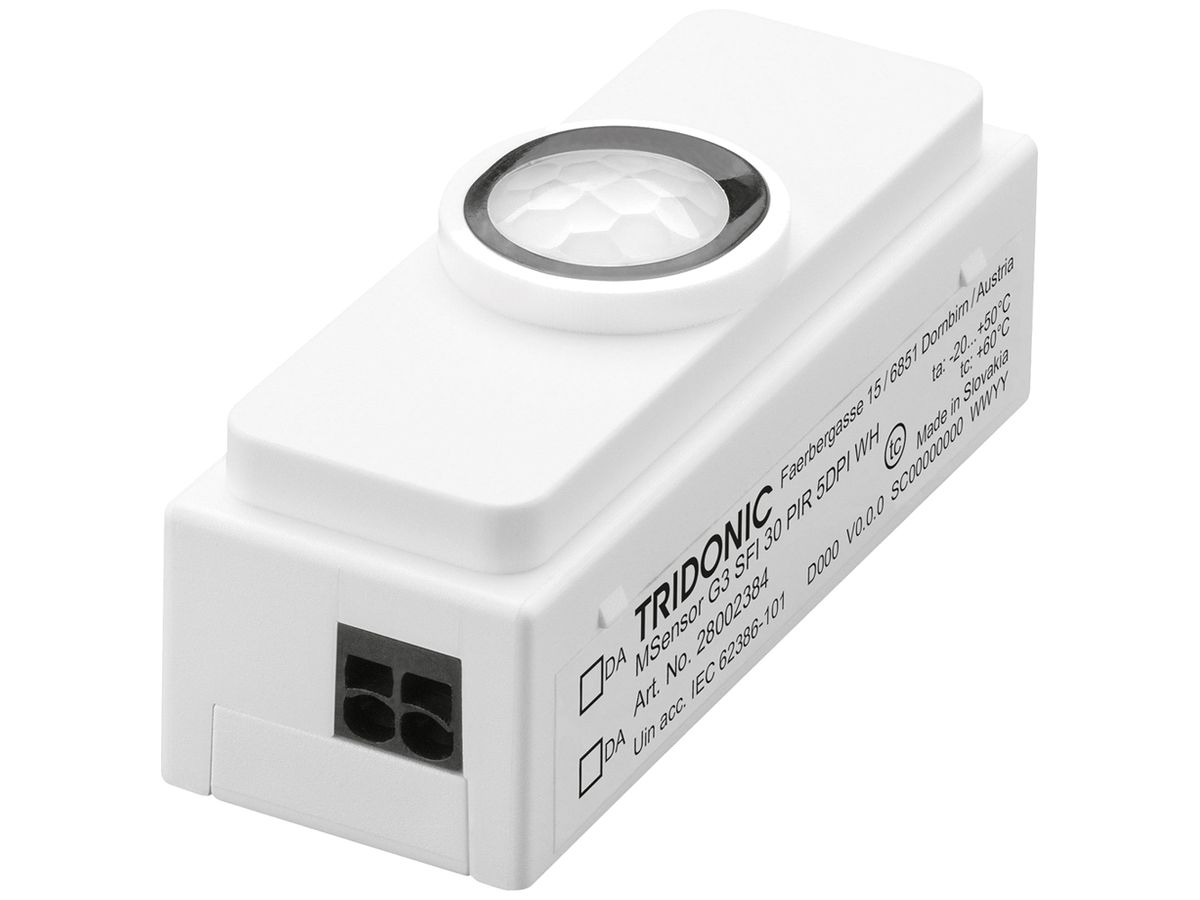 EB-Bewegungsmelder und Lichtsensor DALI-MSensor G3 SFI 30 PIR 5DPI weiss