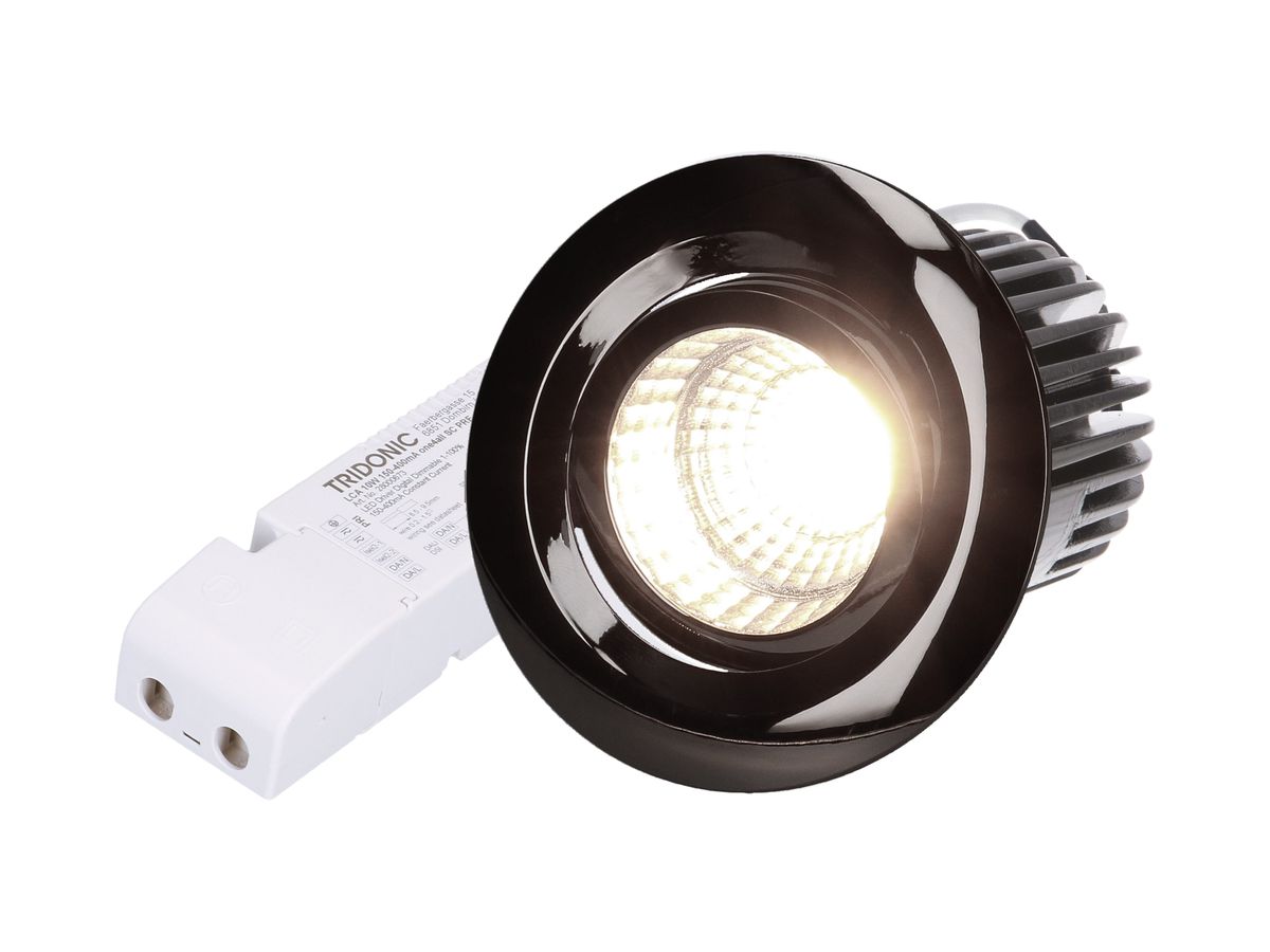 EB-LED-Spot maxLUCE MOVE DALI 10.5W 230V 920lm 3000K Loch-Ø68mm anthrazit 38°