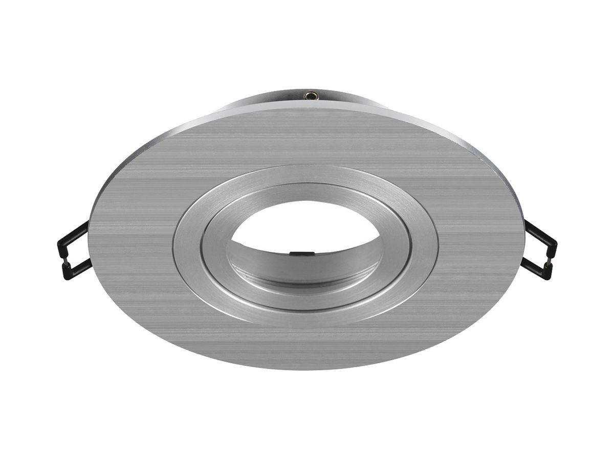 Einbaurahmen SLV NEW TRIA 75 Aluminium Ø110×26mm Silber