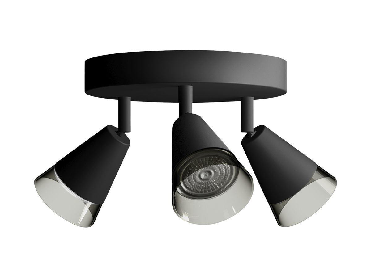 Spot Philips Cleft GU10 3×5W 235×196mm schwarz