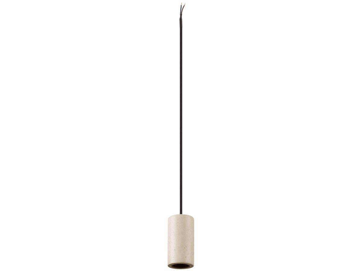 Pendelleuchte SLV FITU PD E27 1×15W DIM Ø60mm beige