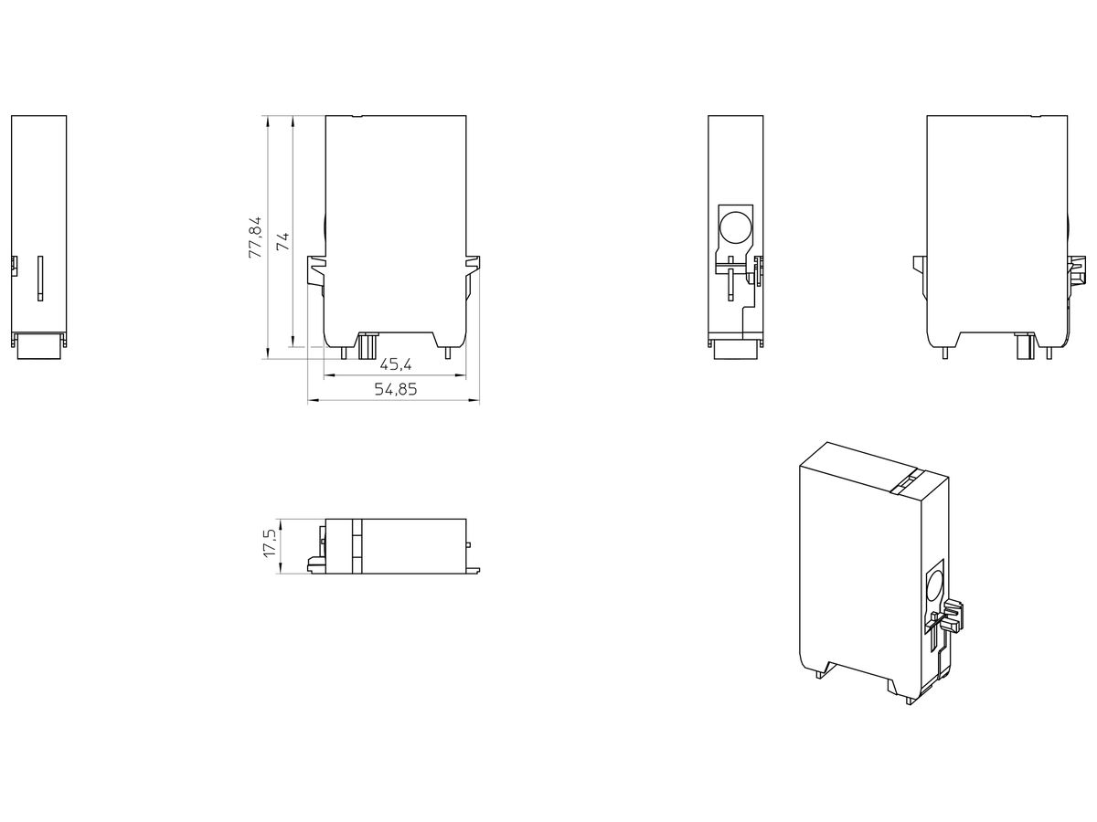 Kombiableiter-Einsatz PX FLASHTRAB TN/TN-C/TN-C-S/TN-S/TT 240V 25kA