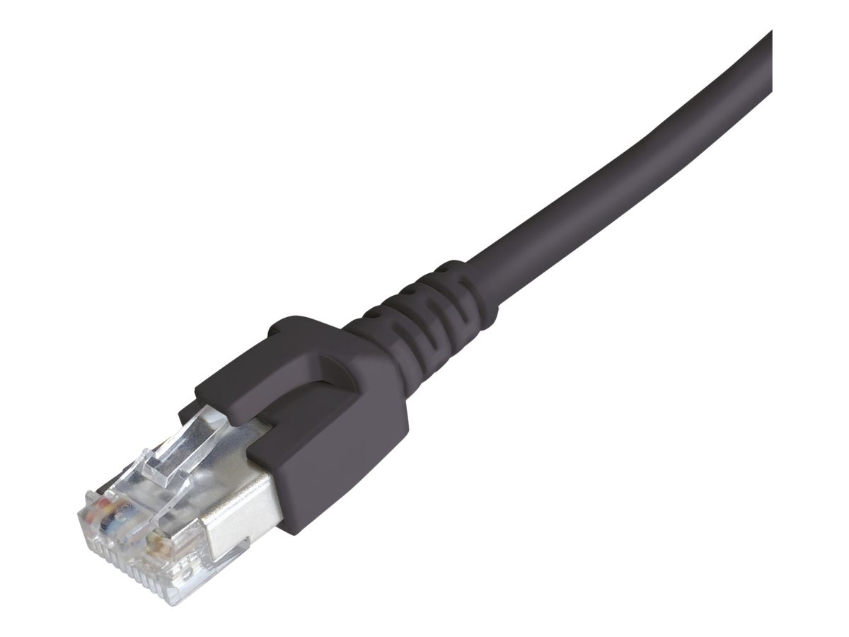 Patchkabel RJ45 Dätwyler 7702 4P, Kat.6A (IEC) S/FTP LSZH, schwarz, 30m