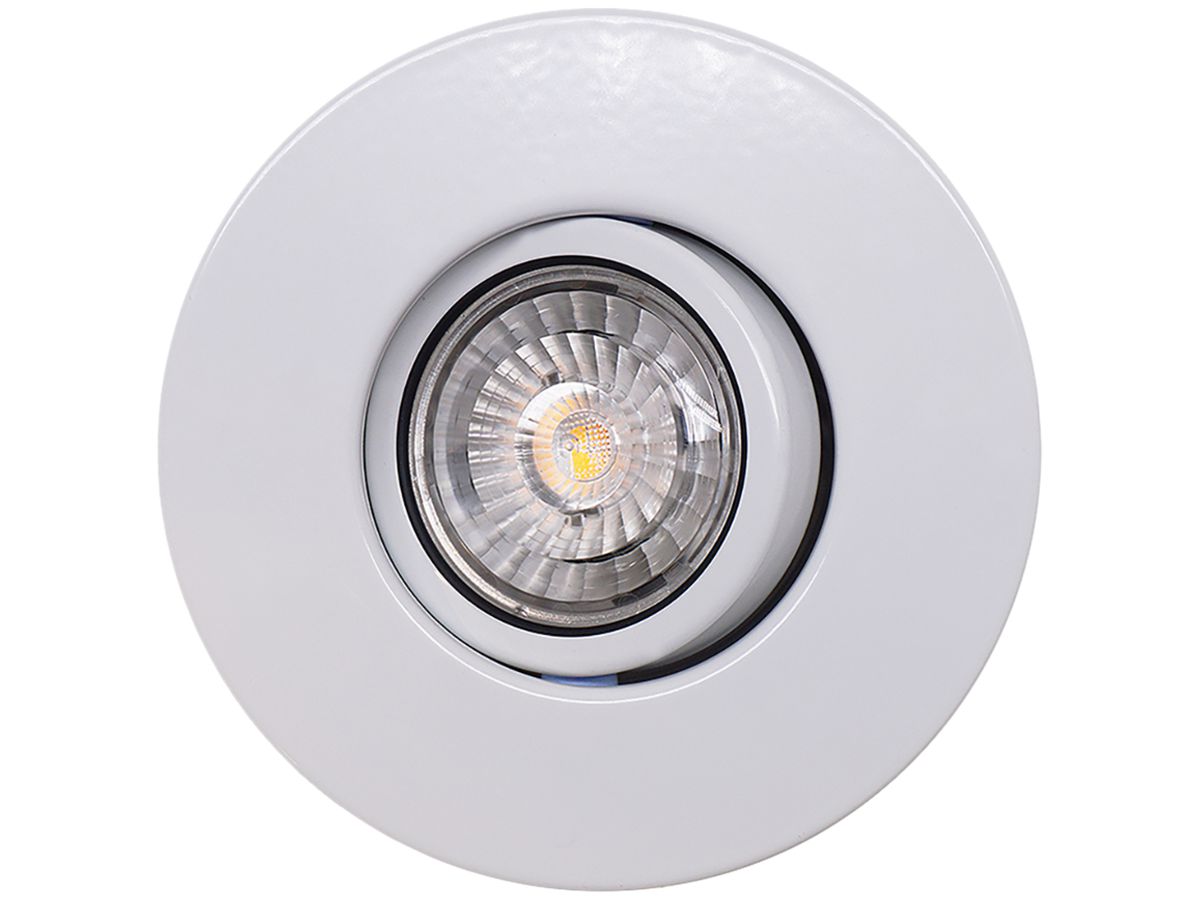 EB-LED-Leuchte Rondo Vari GU10 7W 230V ohne Leuchtmittel, weiss