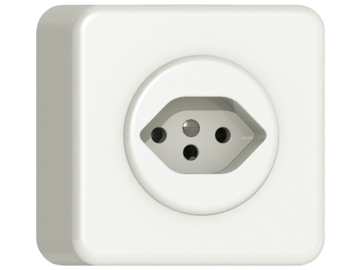 AP-Steckdose CLASSIC T13 weiss - Elektrogrosshandel