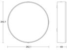 LED-Deckenleuchte Steinel RS PRO A20 HF 12.4W 1514lm 4000K IP54 DIM weiss
