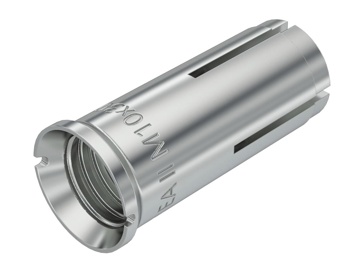 Einschlagdübel BET EA II M10 Ø12×30mm St galvanisch/ elektrolytisch verz.