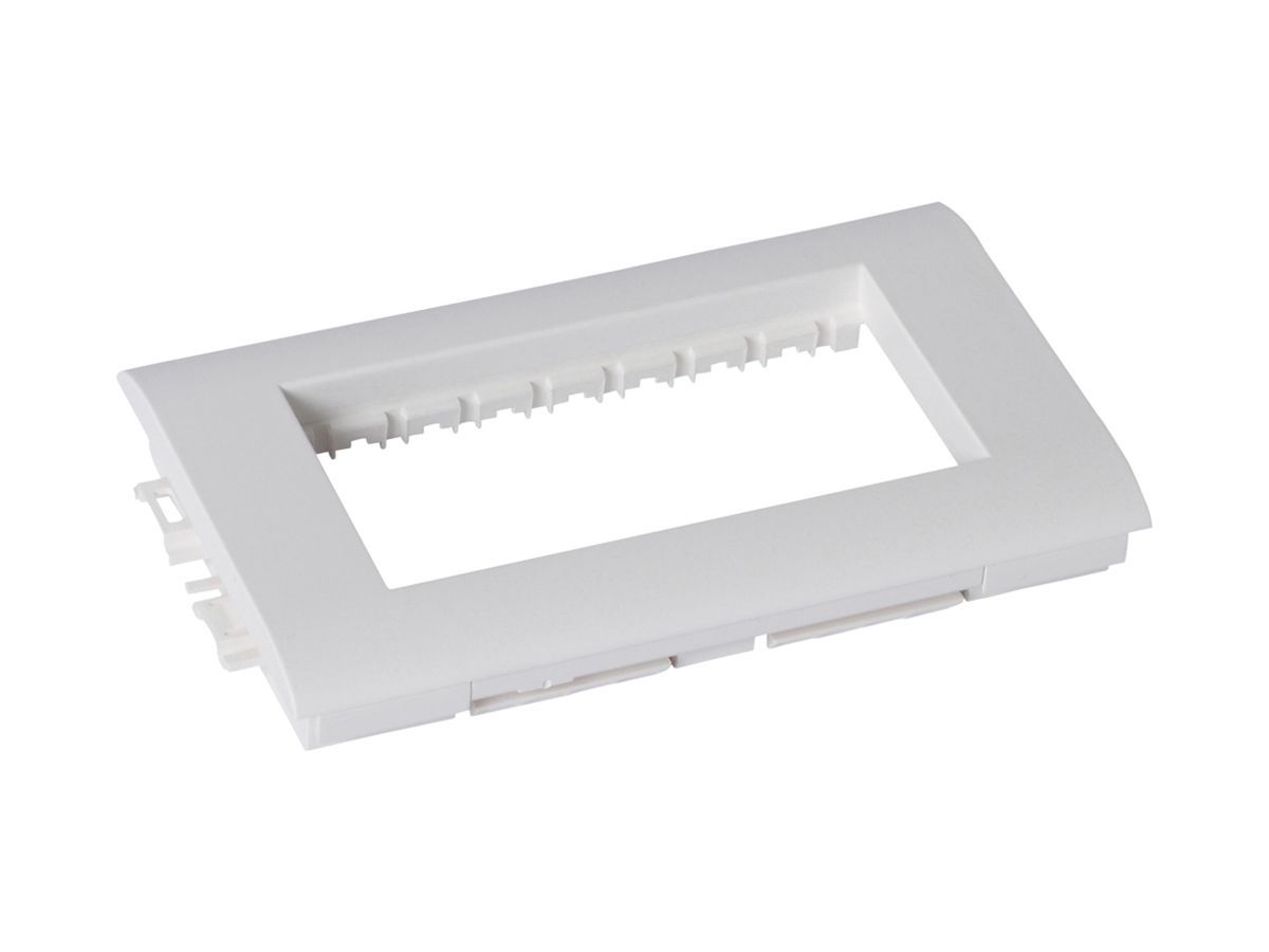 Modulträger Mosaic 1×4 horizontal 80×78mm weiss matt