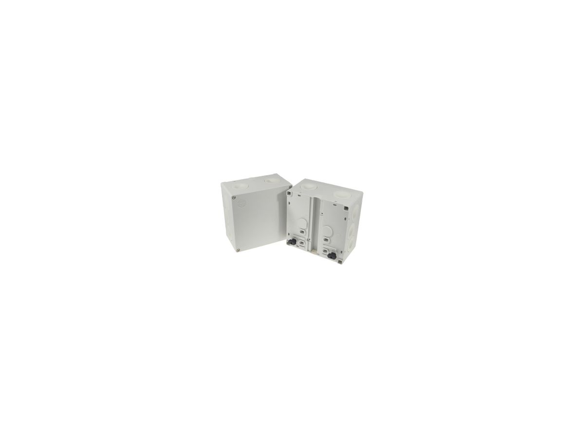 Abzweigdose e-intec EasyFix 75 110×110×62mm IP65 grau