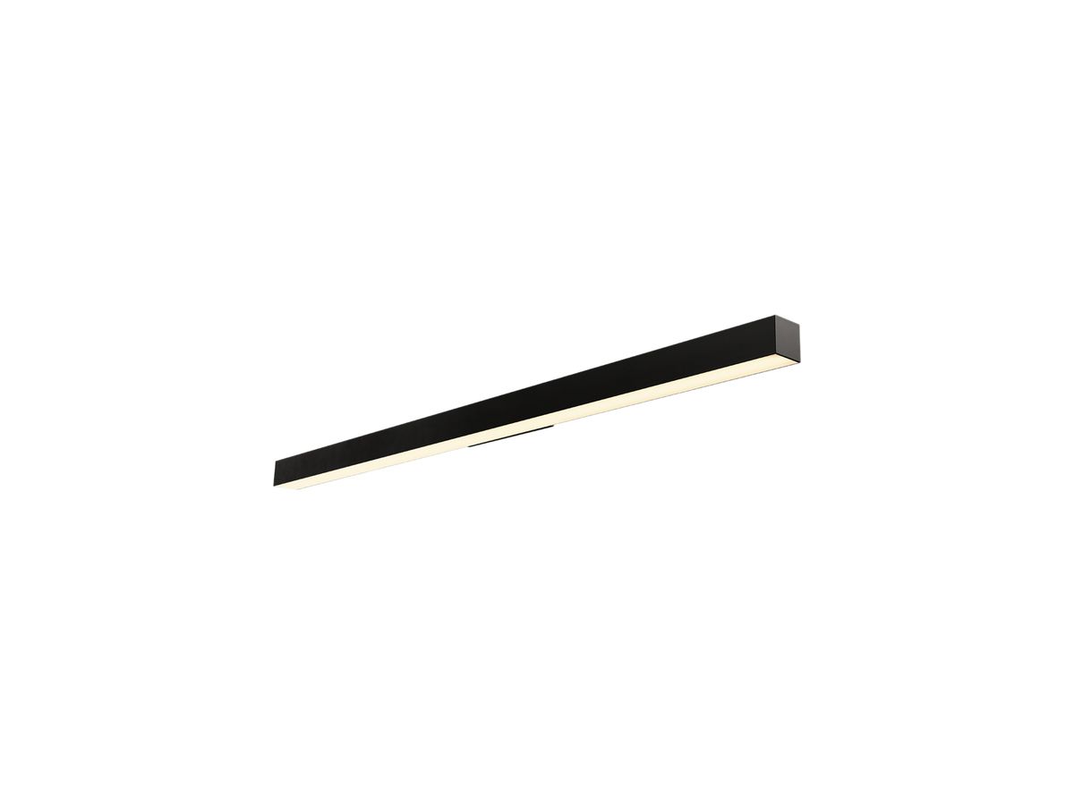 LED-Wandleuchte SLV Q-LINE, 42W 230V 3000K 3800lm IP20 schwarz