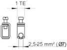 Anschlussklemme Bettermann 25mm² 10mm