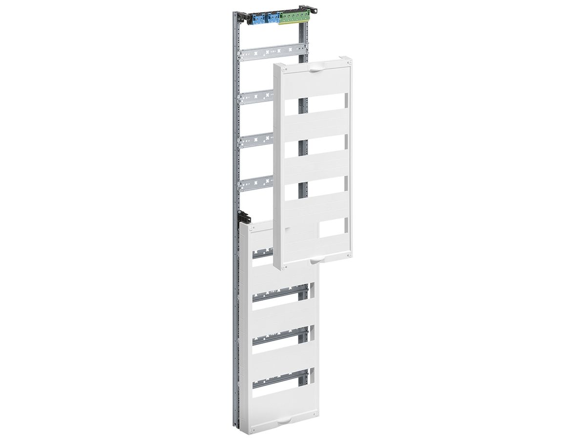 Verteilerfeld Hager univers 8-reih 12TE/Reih mit Ausschnitt 250×1200×87mm