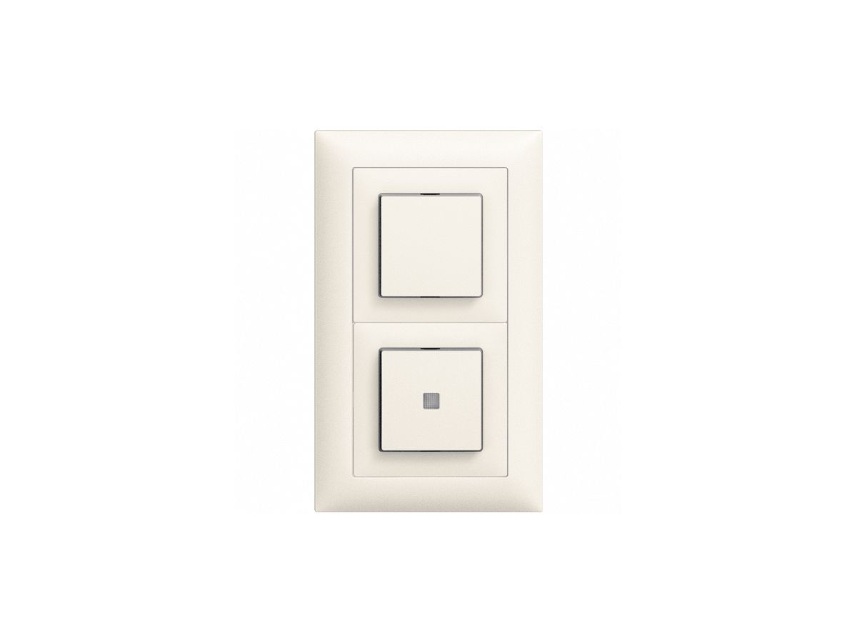 UP-Kombination EDIZIOdue S3+S3 mit LED weiss vertikal