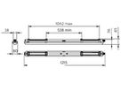 LED-Feuchtraumleuchte CoreLine WT120C 50W 8000lm 840 IP65 DALI 1215mm grau