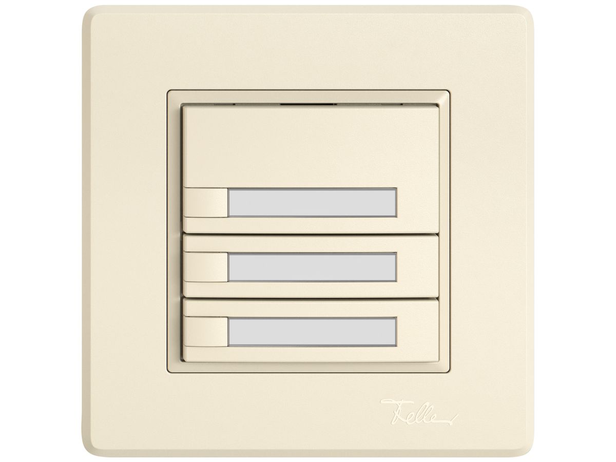 UP-Universaltaster EDIZIO.liv UNI SNAPFIX® o.LED 3× 1-Tbed.Pap.cr