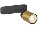 Spot SLV PURI 2.0 Tube CW GU10 1×6W DIM Ø55×150×87mm schwarz/gold