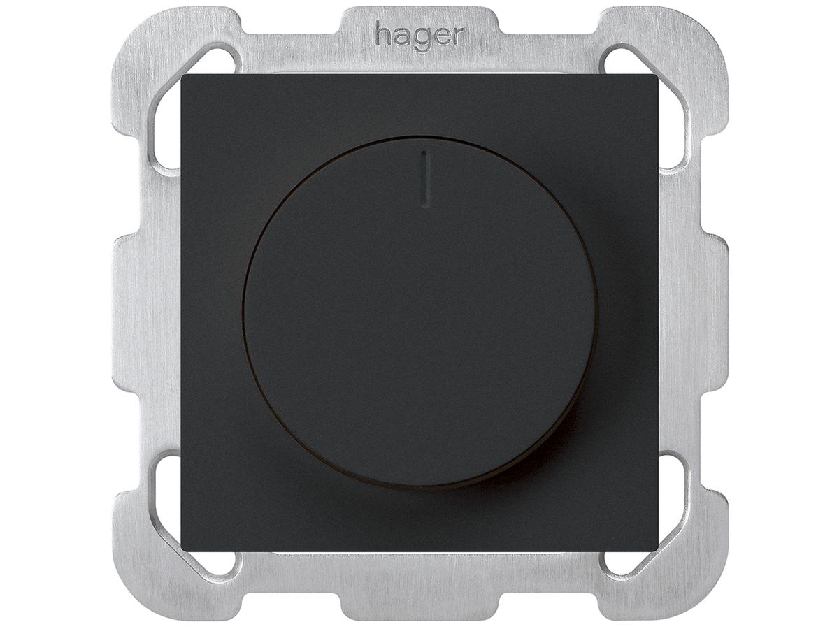 UP-Drehdimmer Universal Hager kallysto 20…400W/VA schwarz