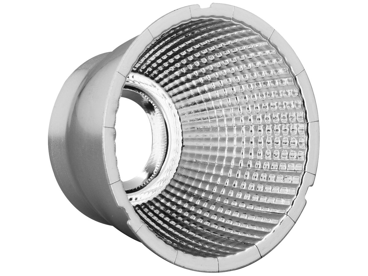 Reflektor DOTLUX SLIMtrack 50° Ø63×40mm Aluminium strukturiert