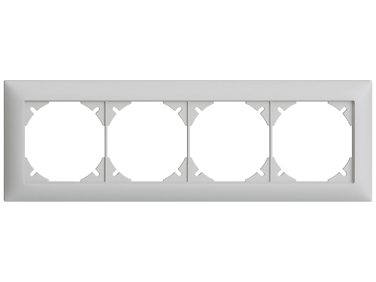 UP-Kopfzeile EDIZIOdue SNAPFIX® 1×4 horizontal 257×77mm hellgrau