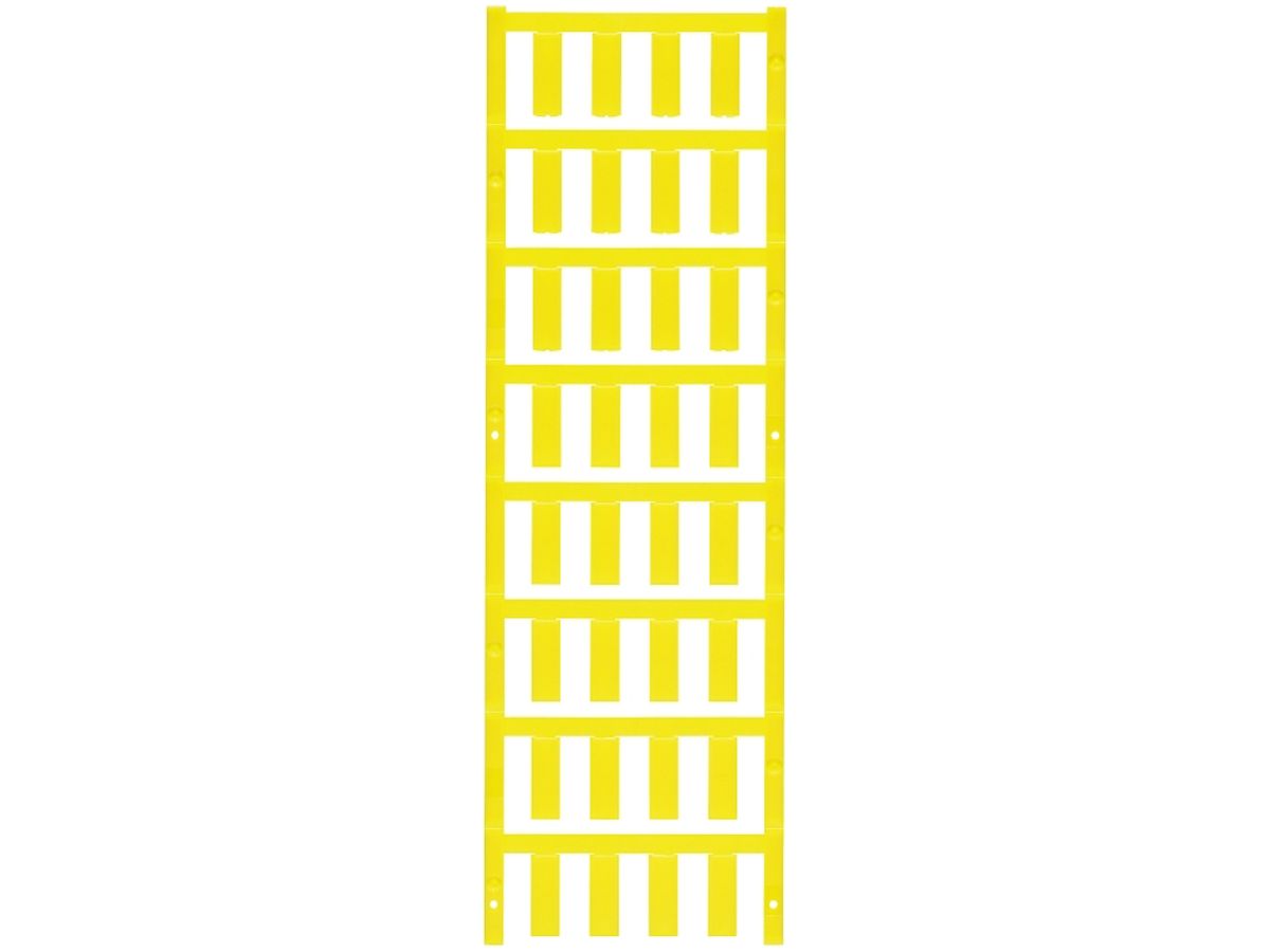 Leitermarkierer Weidmüller MultiCard SF für Ø4.1…4.9mm 21×7.4mm PA66 gelb