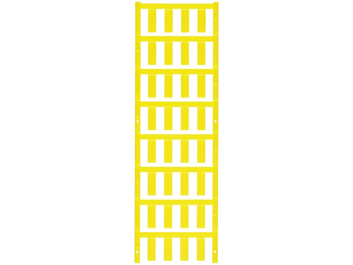Leitermarkierer Weidmüller MultiCard SF für Ø4.1…4.9mm 21×7.4mm PA66 gelb