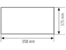 Piktogramm-Satz ESYLUX SLD 32m Pfeil OR/OL/UR/UL/O/O 175×350mm