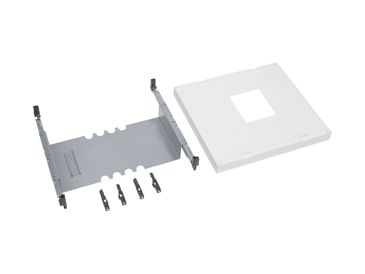 Baustein Hager univers N 450×500mm für LS H3+MCCB P4 3/4-polig mit Motorantrieb