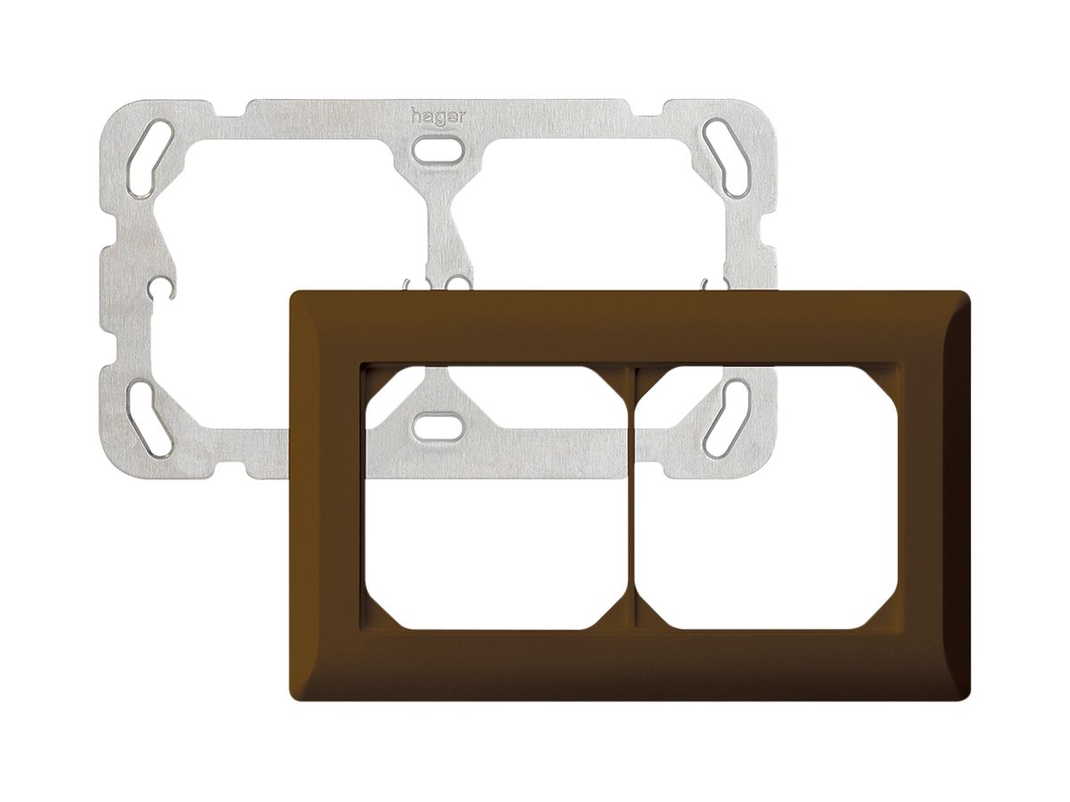 UP-Kopfzeile kallysto.line 1×2 braun horizontal