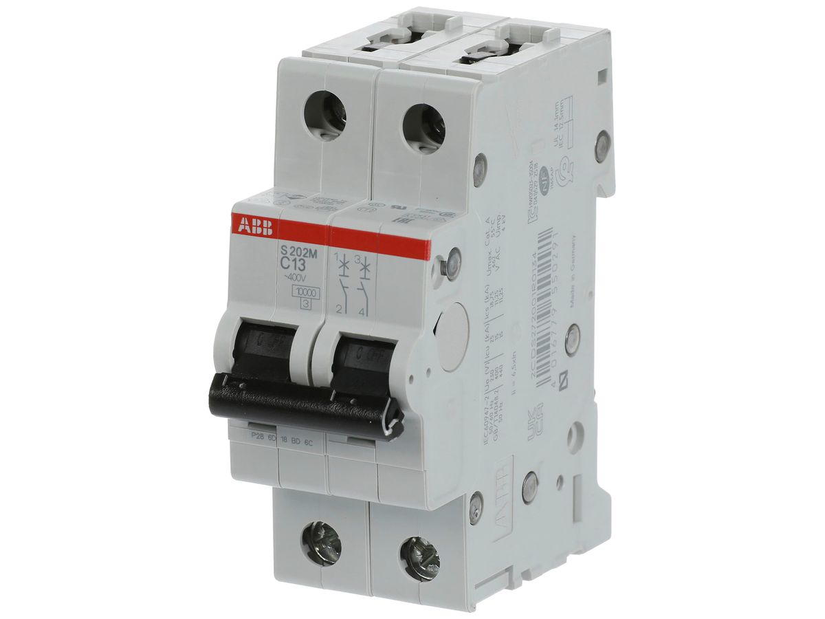 Leitungsschutzschalter ABB S202M-C13 13A C 10kA