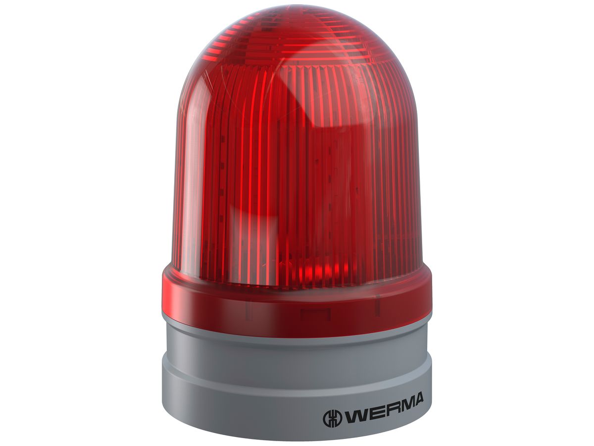 Blitzleuchte WERMA Maxi TwinFLASH, 12/24VAC/DC, rot