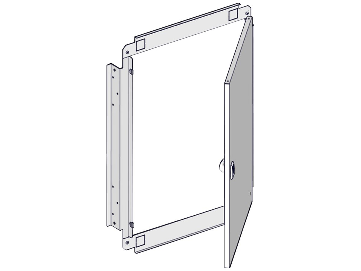 Tür Rittal SZ 1485.766 600×600mm für AX innen grau