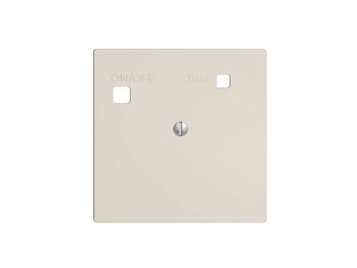 Frontset EDIZIOdue zu FI-Steckdose F, blind, crema