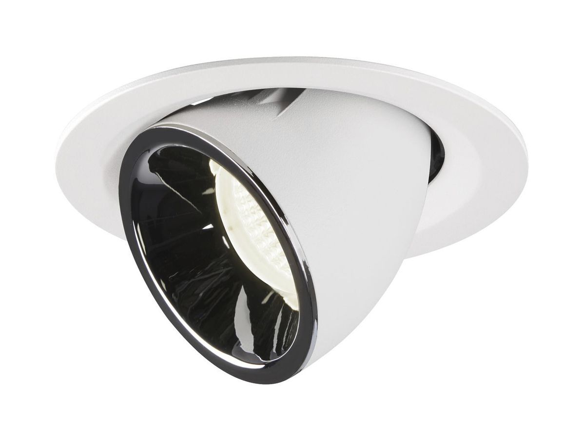 EB-LED-Downlight SLV NUMINOS GIMBLE M, 17.5W 500mA 1660lm 4000K 55° ws/chr