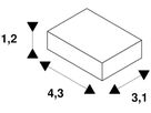 Funkmodul SLV DALI Zigbee 1-Kanal Kunststoff 43×31×12mm weiss