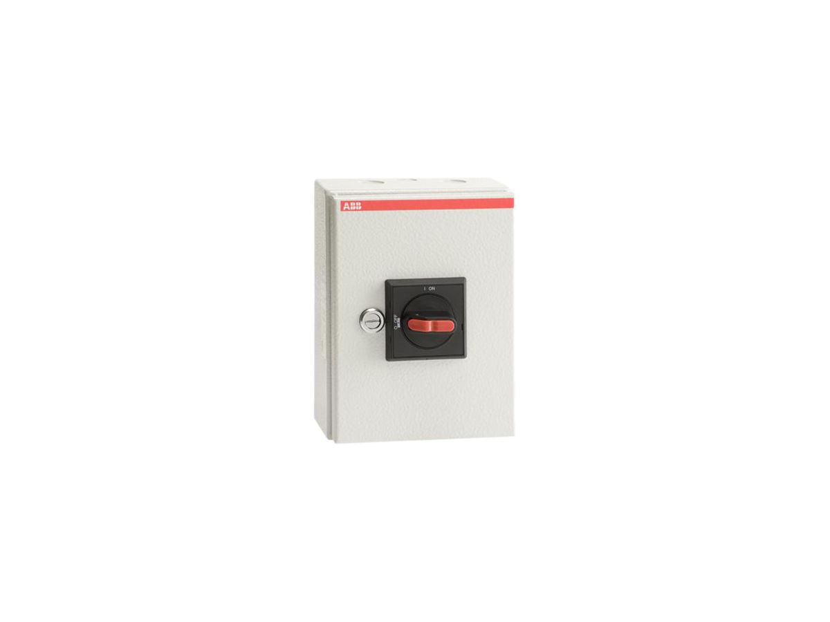 AP-Sicherheitsschalter ABB 3-polig 16A 400V hellgrau/schwarz