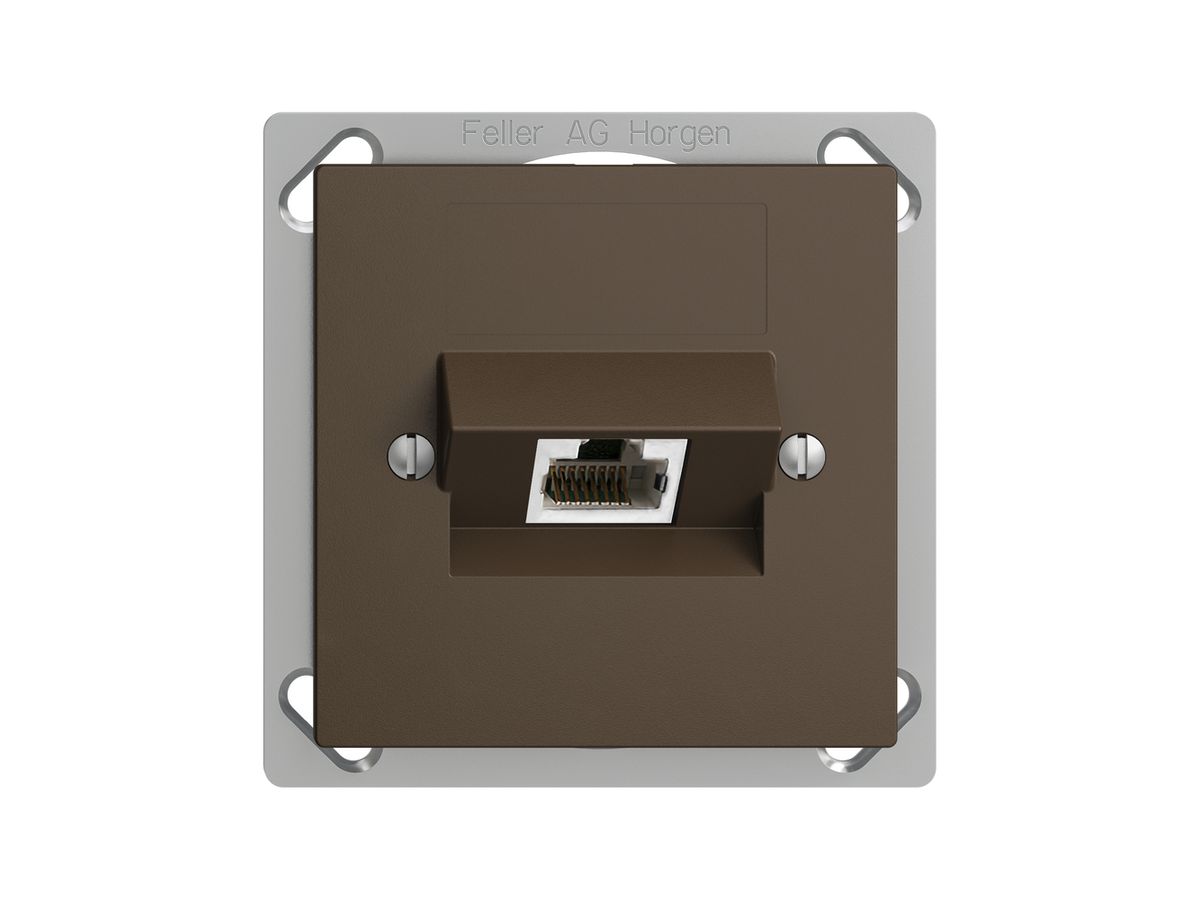 EB-Dose 1×RJ45/s 4P ITplus EDIZIOdue coffee