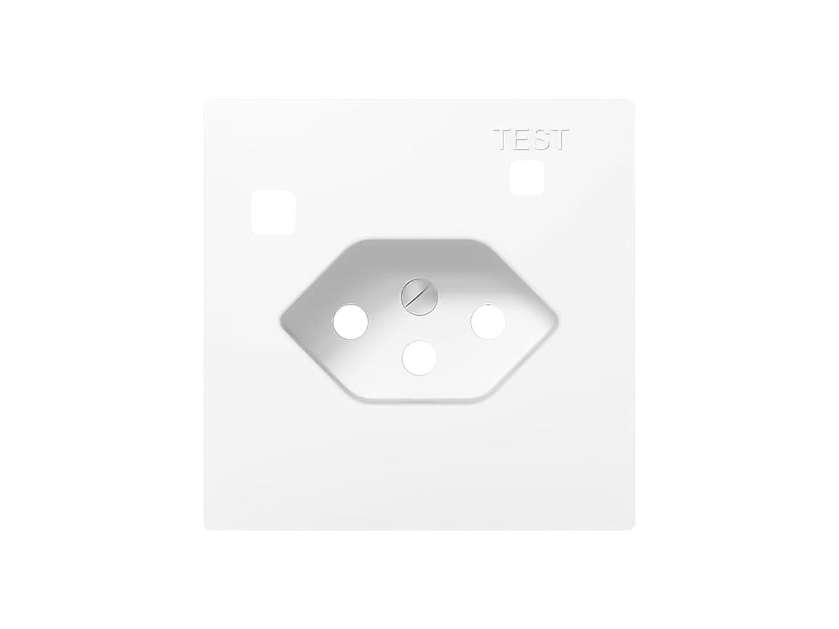Frontset SIDUS Z/E zu FI-Steckdose T13 weiss