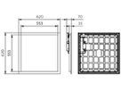 LED-Panelleuchte CoreLine UGR 26W 3600lm 840 IP20/40 DIM 620×620 ws